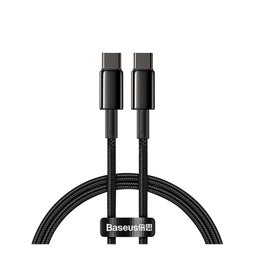 کابل تبدیل Type-C to Type-C فست شارژ بیسوس Baseus CATWJ-01 PD 5A 1m