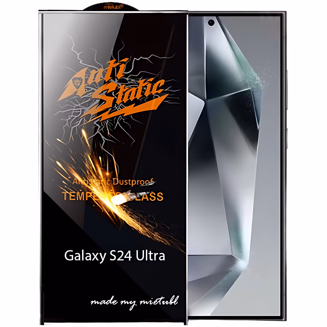 گلس شیشه‌ای آنتی استاتیک سامسونگ گلکسی S24 اولترا میتوبل Anti-Static