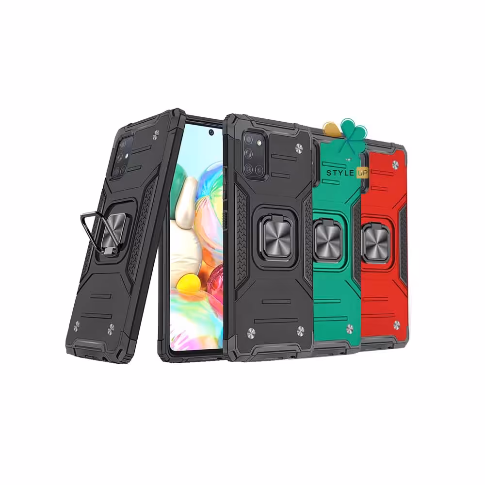 قاب ضد ضربه رینگ دار گوشی سامسونگ Galaxy A31 طرح مگاترون