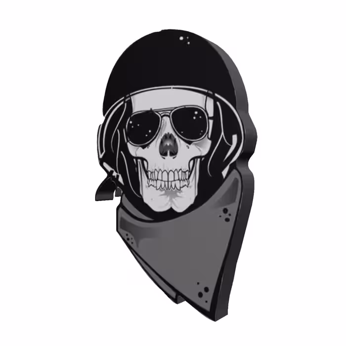 استیکر تزئینی موبایل طرح اسکلت کد 337