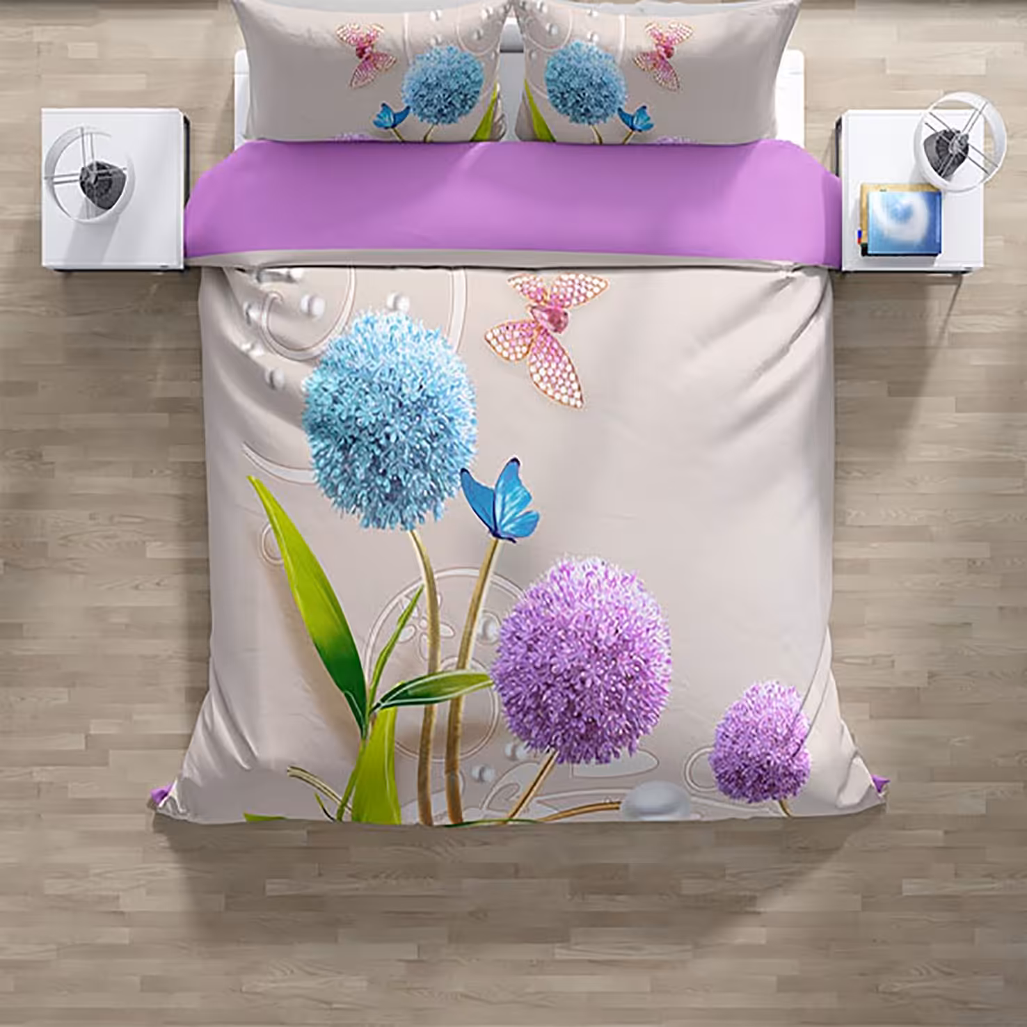 سرویس خواب کد A014 یکنفره 4 تیکه میکرو(چاپ دیجیتال)