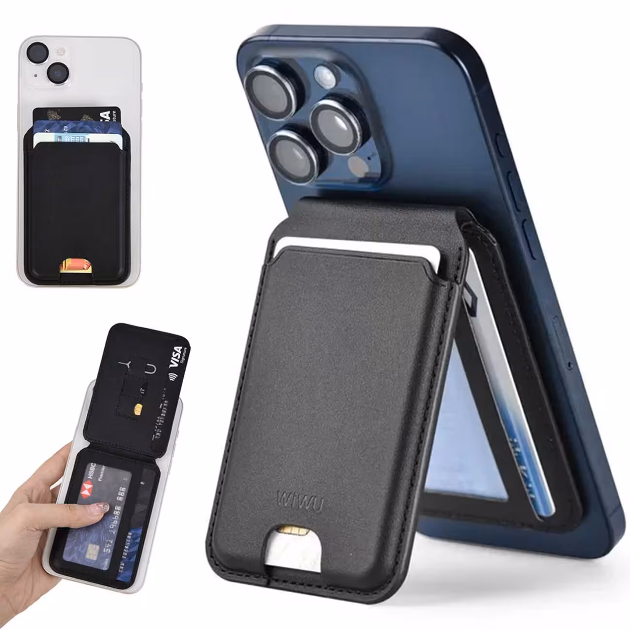 کیف کارت مگ‌سیف آیفون و هولدر موبایل ویوو MW-003
