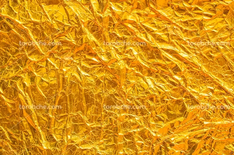 تکسچر فویلی طلایی رنگ | گرافیک با طعم تربچه