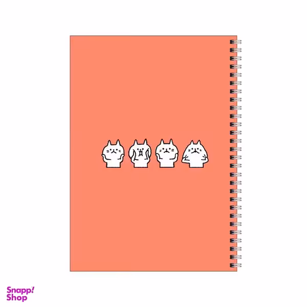 دفتر مشق 50 برگ بامبیلیپ طرح خرگوش و شکلک کد 6252423