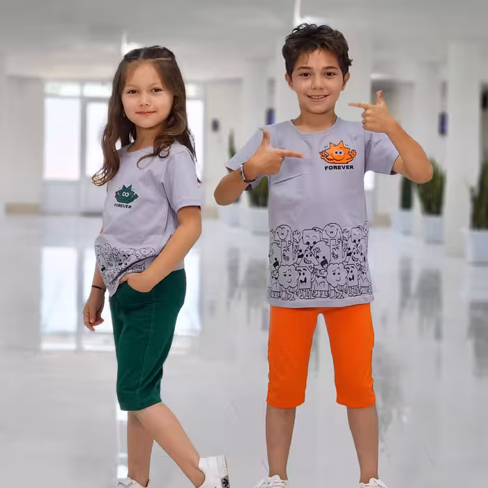 تیشرت شلوارک اسپرت مناسب دختروپسر