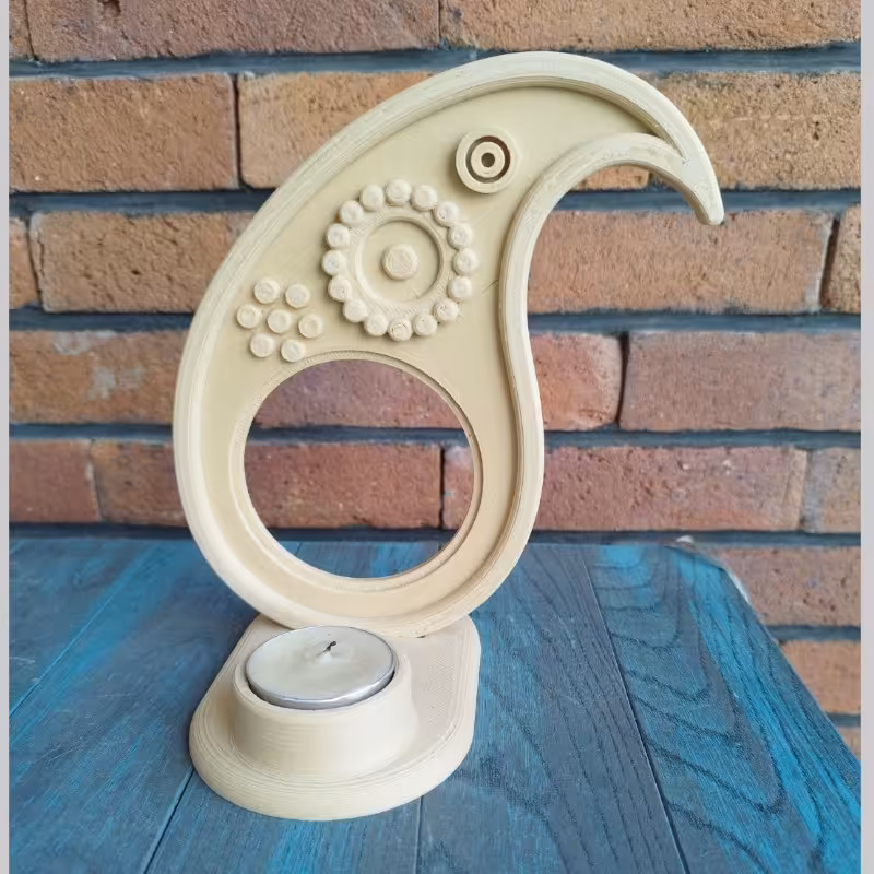 استند جا شمعی طرح ترمه 