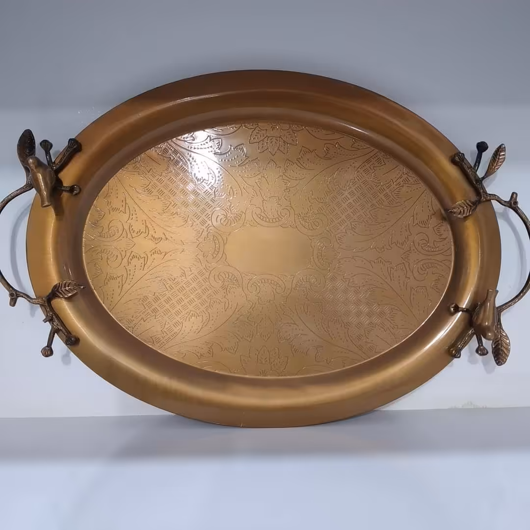 سینی دسته دار گنجشکی