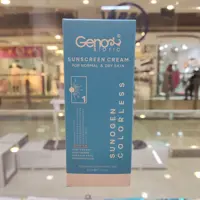 ضدآفتاب بی رنگ ژنوبایوتیک مناسب پوست خشک و معمولی 