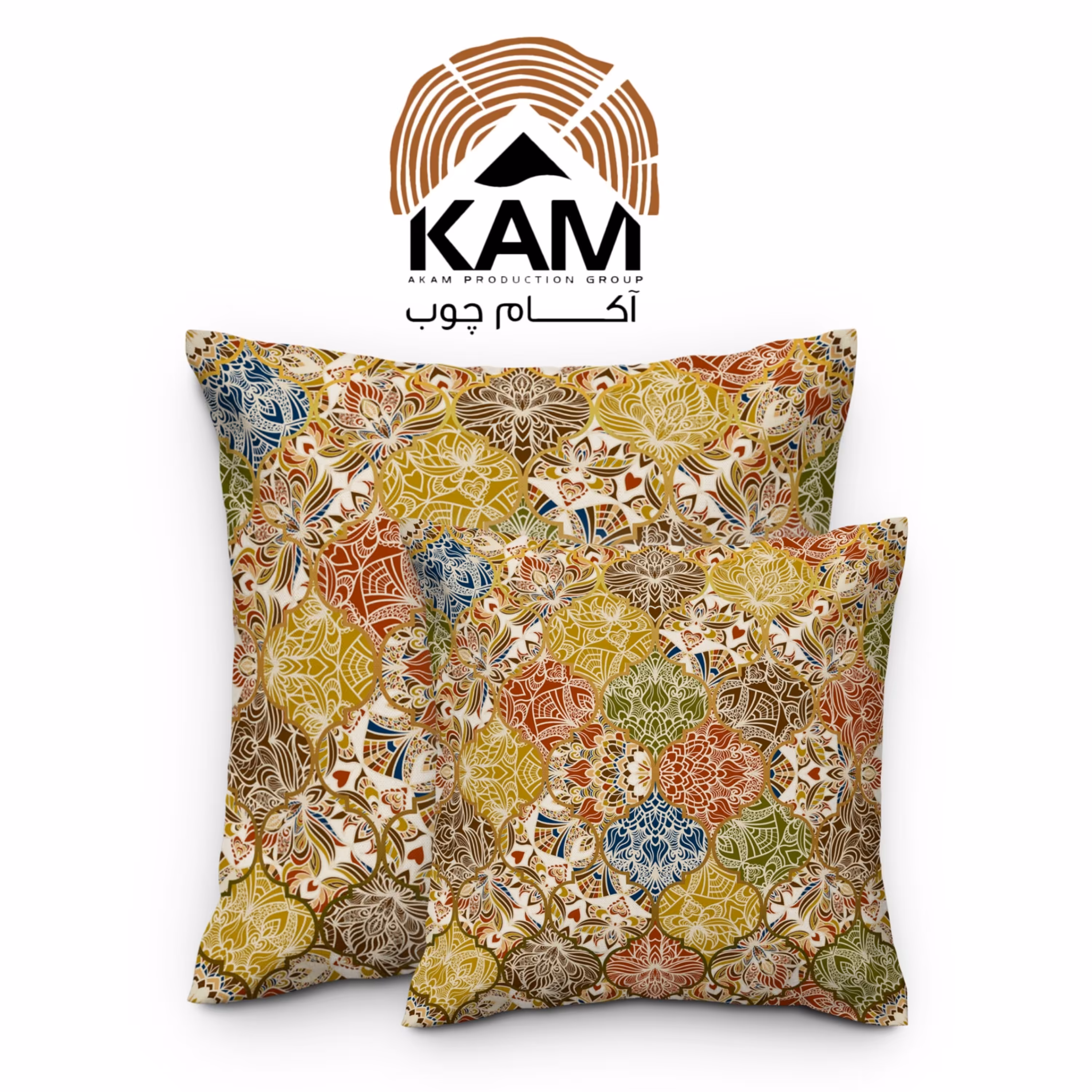 کوسن کوچک آکام چوب مدل AK93 (سایزکوچک 35x35)