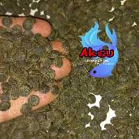 غذای ماهی ویفر قرصی اسپیرولینا  10 درصد یک کیلویی