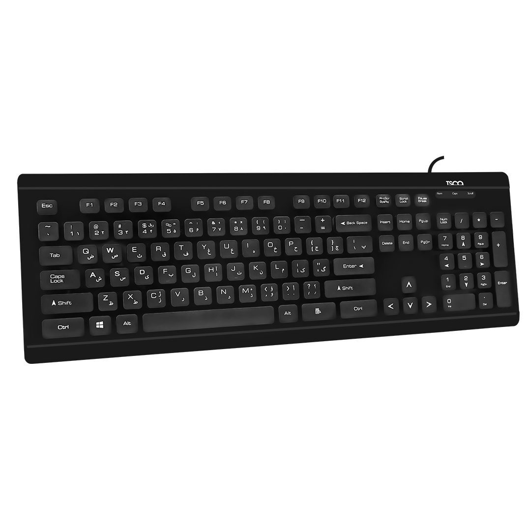 کیبورد USB تسکو مدل TK 8032TSCO TK 8032 USB Wired Keyboard
