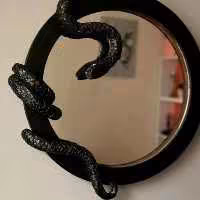 تابلو آینه مار طرح پینترستی