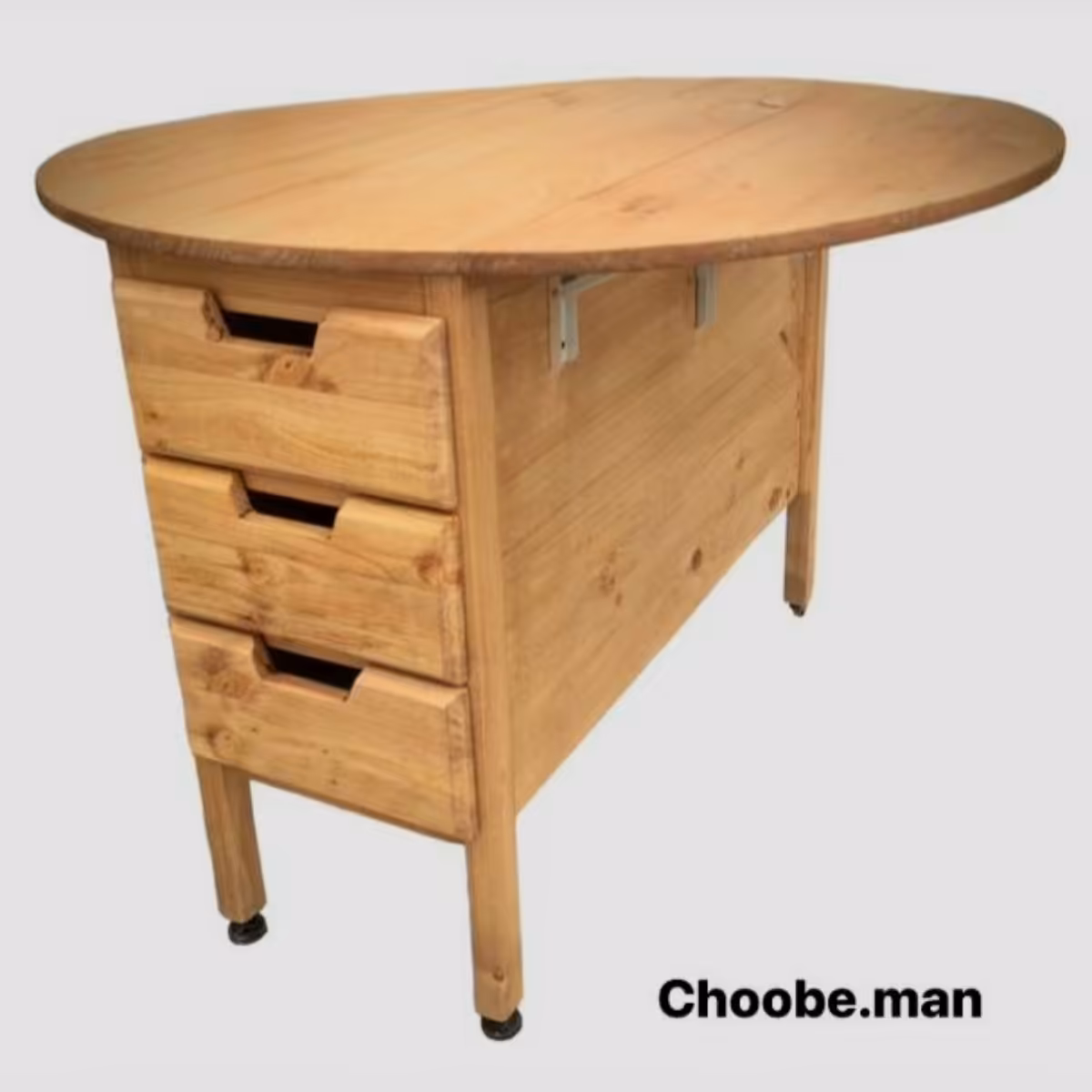 میز نهار خوری گرد تاشو 80-90