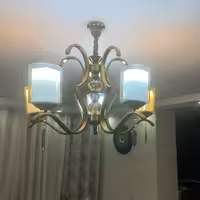 لوستر  مدل قلب شکسته محصول لوستر کلاسیک آیلین((پس کرایه))