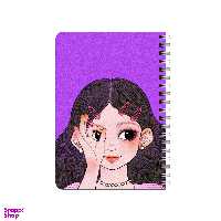 دفترچه یادداشت بامبیلیپ مدل دختر چشم گردالی کد 8505285