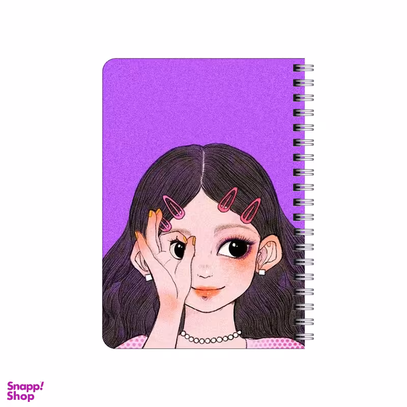 دفترچه یادداشت بامبیلیپ مدل دختر چشم گردالی کد 8505285