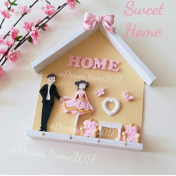 جاکلیدی کلبه دکوراتیو هدیه valentine