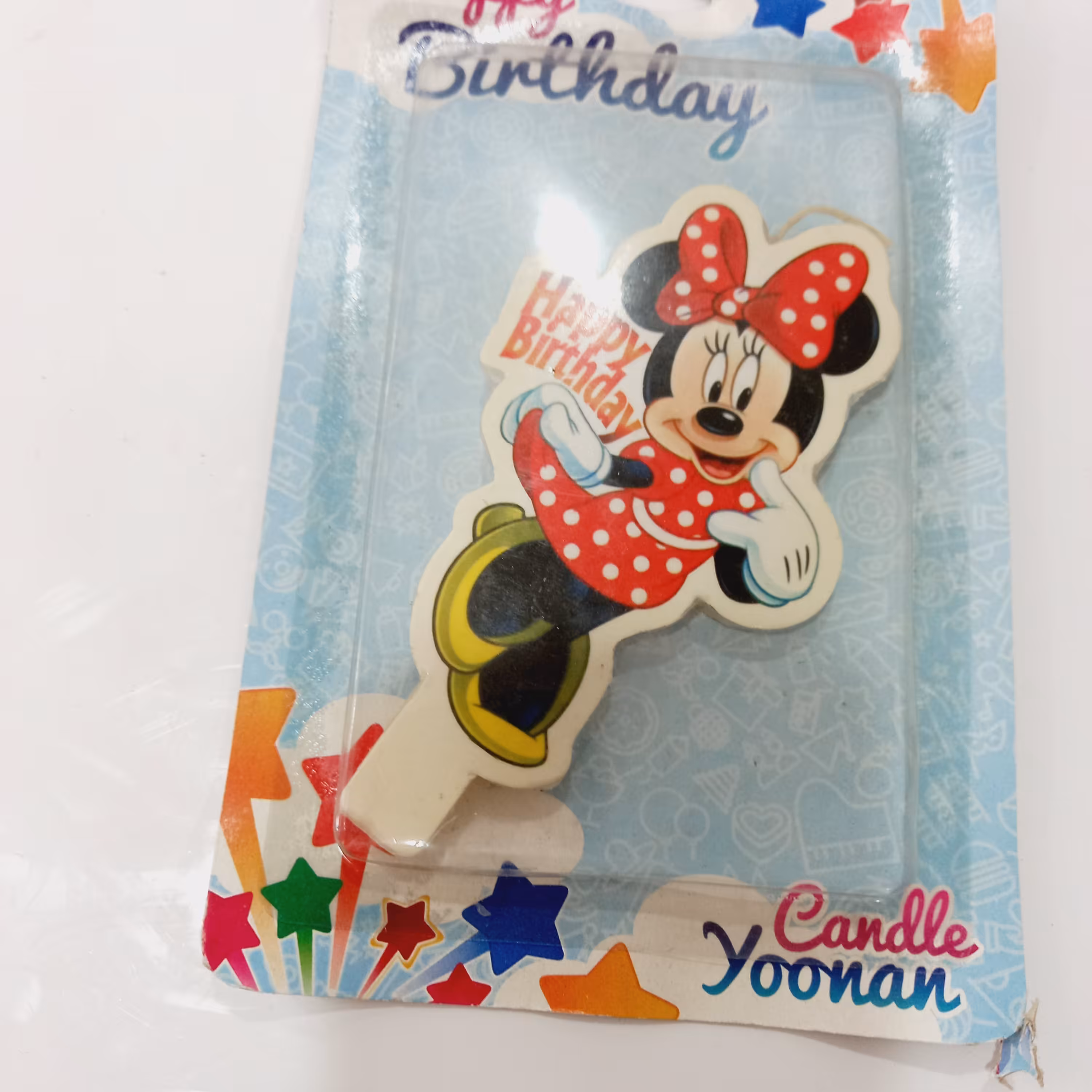 شمع تولد شخصیت مینی موس 