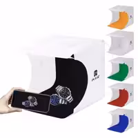 خیمه عکاسی نور دار 20×20 پلوز | Puluz Photography Tent LED 20x20cm