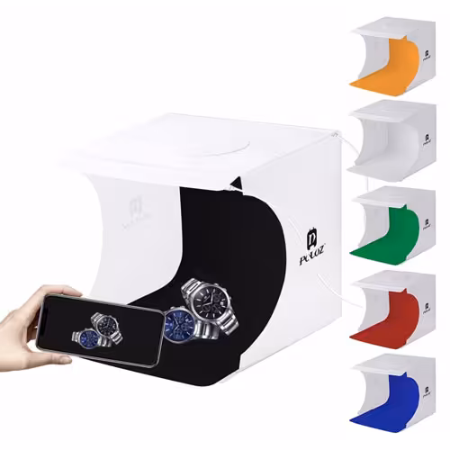 خیمه عکاسی نور دار 20×20 پلوز | Puluz Photography Tent LED 20x20cm