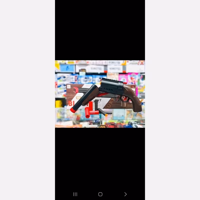 اسباب بازی تفنگ دولول پوکه پران ج