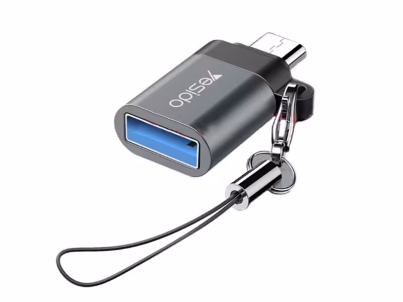 مبدل او تی جی یو اس بی به میکرو یو اس بی یسیدو Yesido GS07 USB to MicroUSB converter