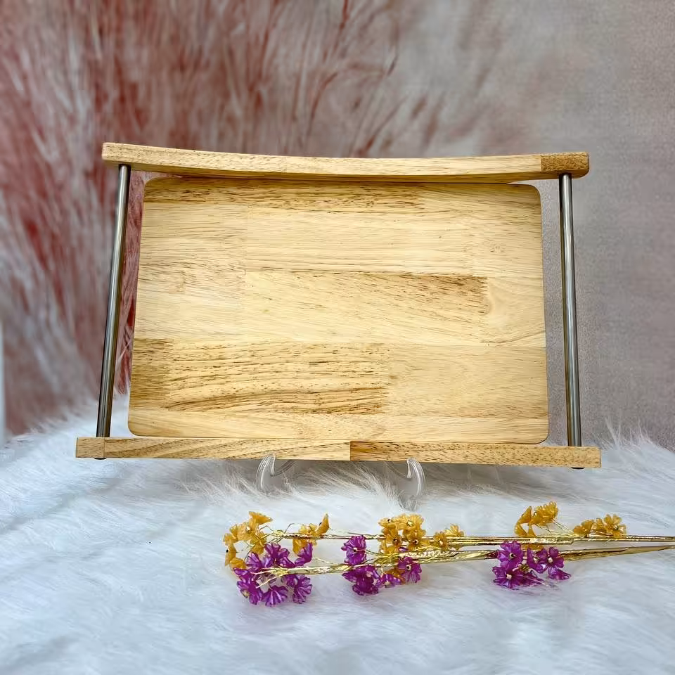 🔱 نام کالا: سینی دسته استیل متوسط
🔱 کد کالا: c 11
🔱 جنس کالا: چوب بامبو
🔱 ابعاد : 40*25
🔱 هزینه ارسال به عهده مشتری