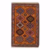 فرش دستبافت یک متری  طرح یلمه کد 1104454