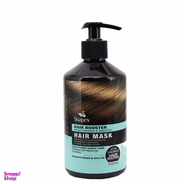 ماسک مو سوپکس (Soapex) مدل زیتون و آلویه ورا حجم 500 میلی لیتر