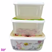 ظرف نگهدارنده زیبا سازان مدل RR2 مجموعه 3 عددی