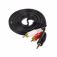 کابل تبدیل جک 3.5 میلی متری به دو RCA دیتکس به طول 2 متر - فروشگاه اینترنتی طیف سنتر