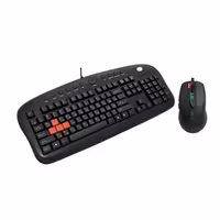 کیبورد و ماوس مخصوص بازی ای فورتک مدل KX2810