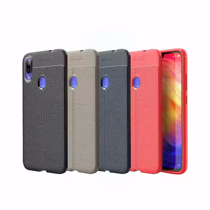 کاور طرح چرمی اتو فوکوس گوشی شیائومی Xiaomi Redmi 7
