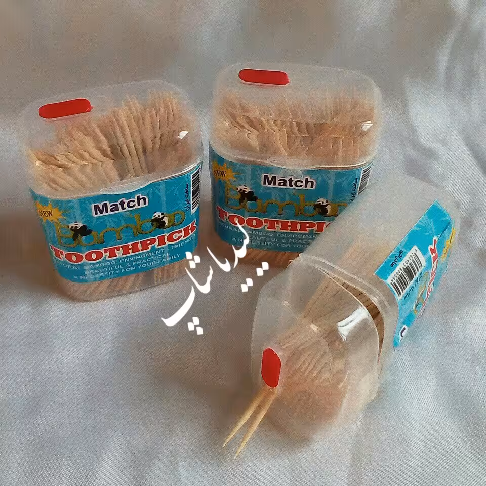 خلال دندان ظرفی جنس چوب بامبو 