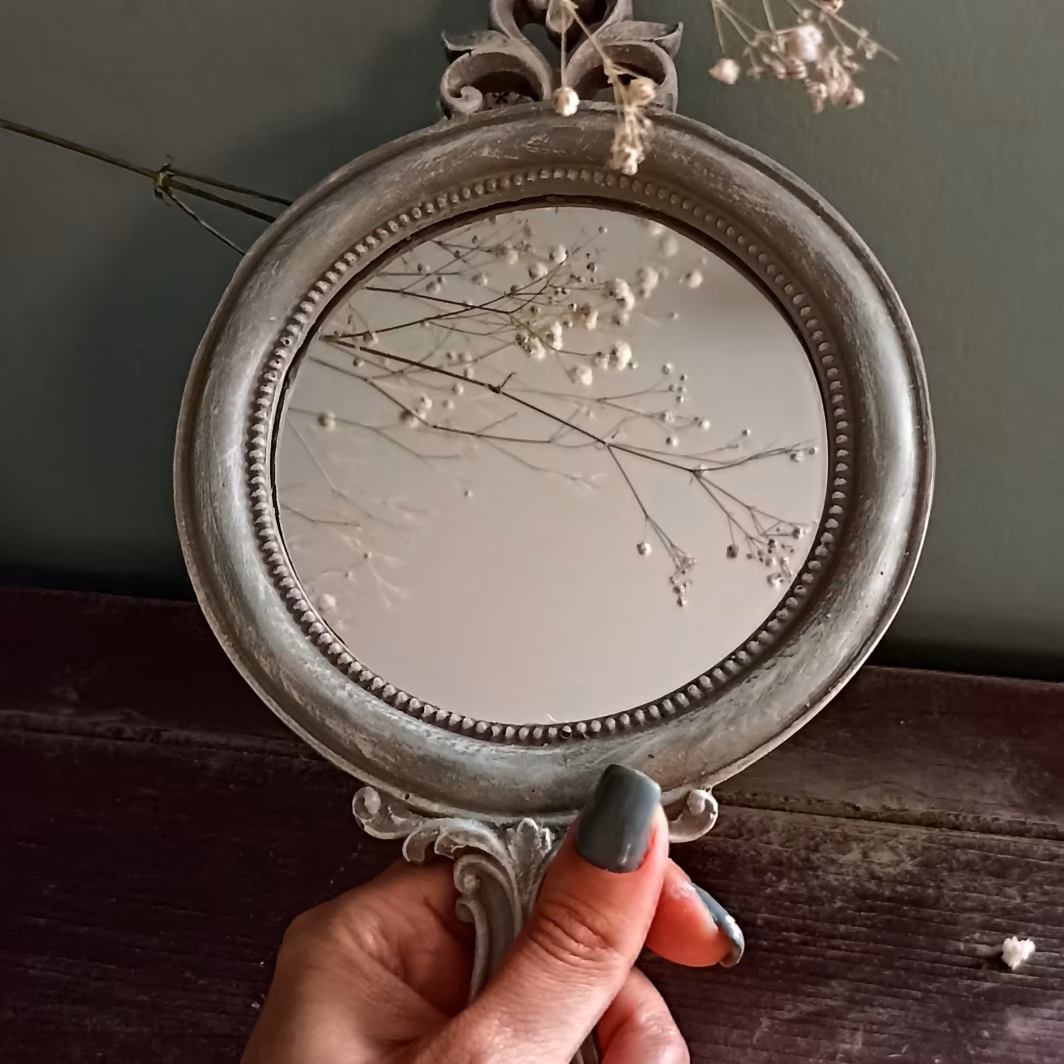 آیینه دستی دکوراتیو