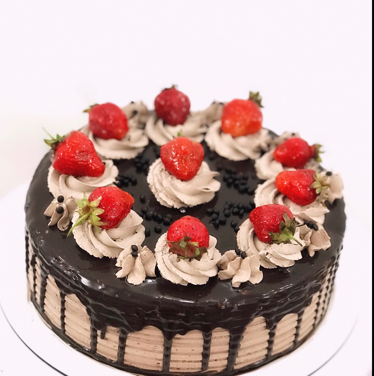 کیک خانگی تمام شکلاتی