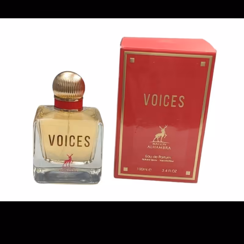 ادکلن VOICES برند الحمبرا مشابه ولنتینو ووس ویوا