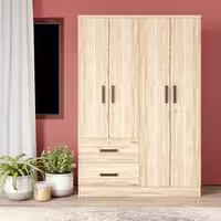کمد ام دی اف لباس کرم زیبا کد 80177
