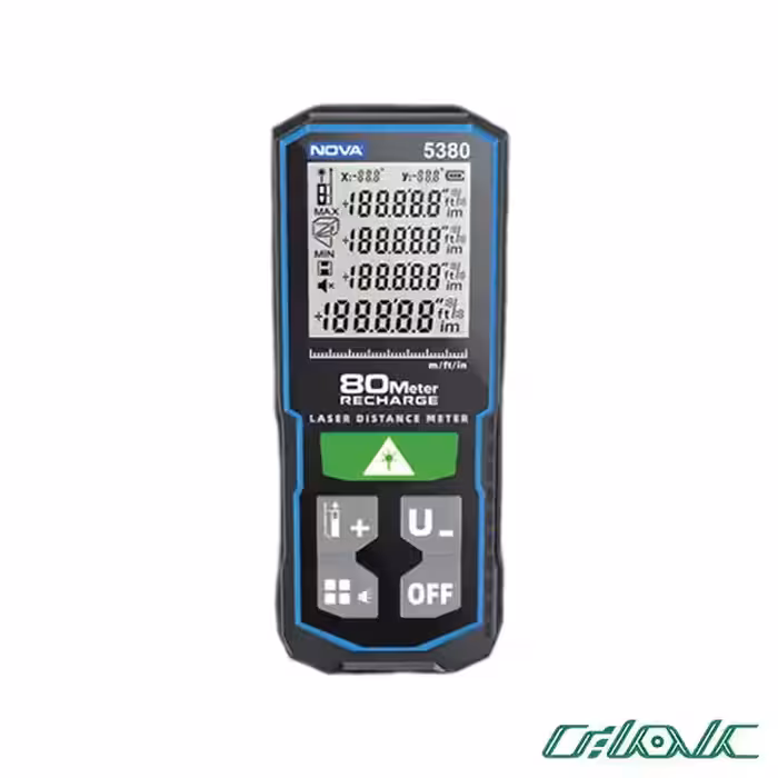 متر لیزری نووا مدل 5380 (80 متری)