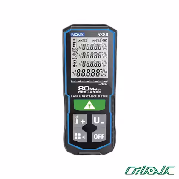 متر لیزری نووا مدل 5380 (80 متری)