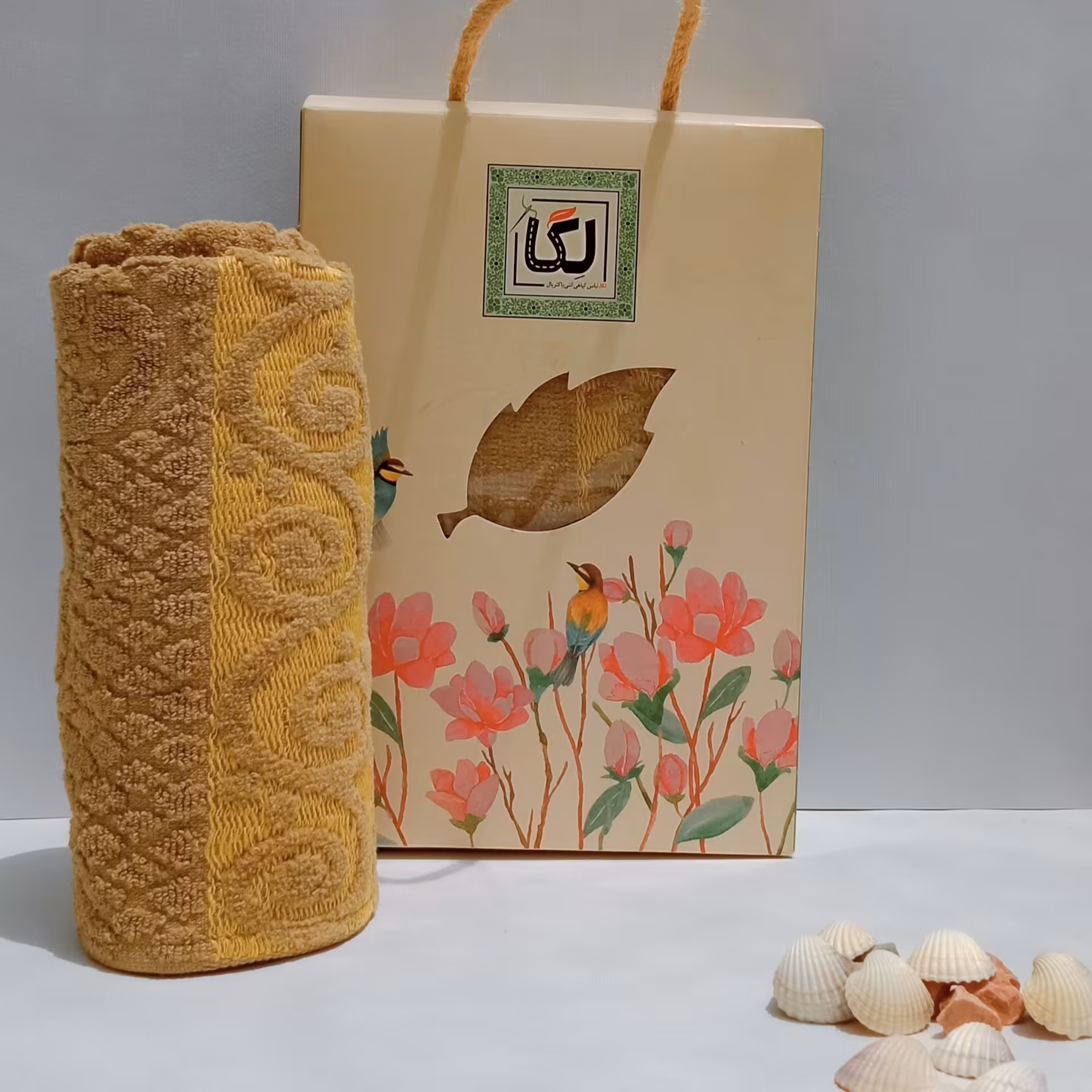 حوله دستی (سایز 70 در 35) 100 در 100 پنبه آنتی باکتریال