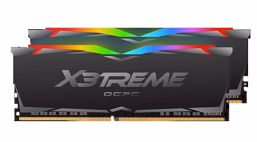 رم کامپیوتر او سی پی سی مدل X3 RGB Black DDR4 با حافظه 32 گیگابایت و فرکانس 3200 مگاهرتز