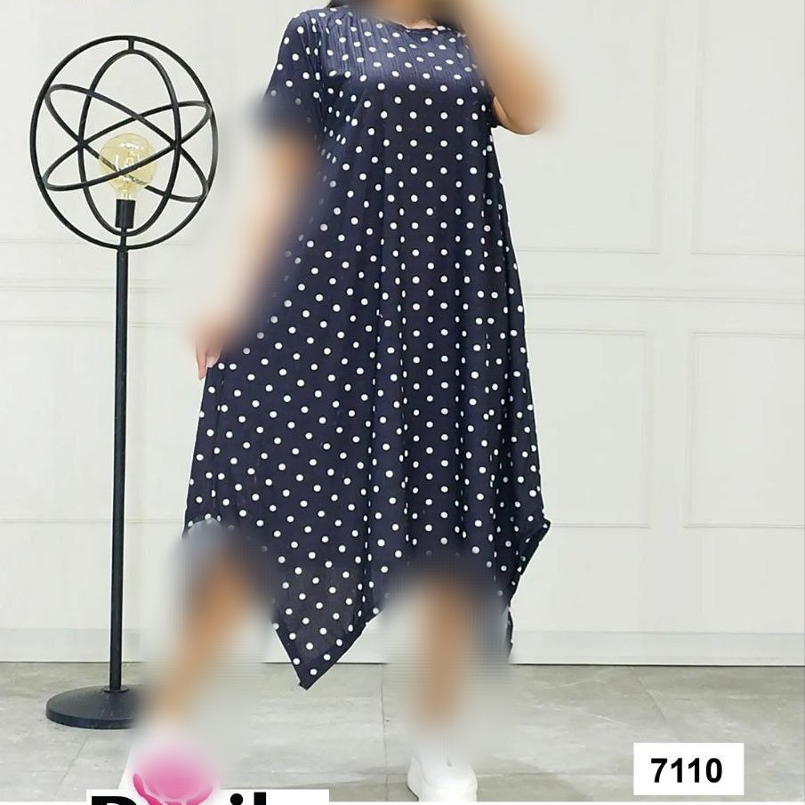 پیراهن خال خالی کد 7110