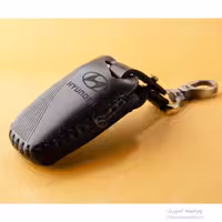 جاسوییچی چرم طبیعی گاوی مشکی مناسب هیوندا سانتافه