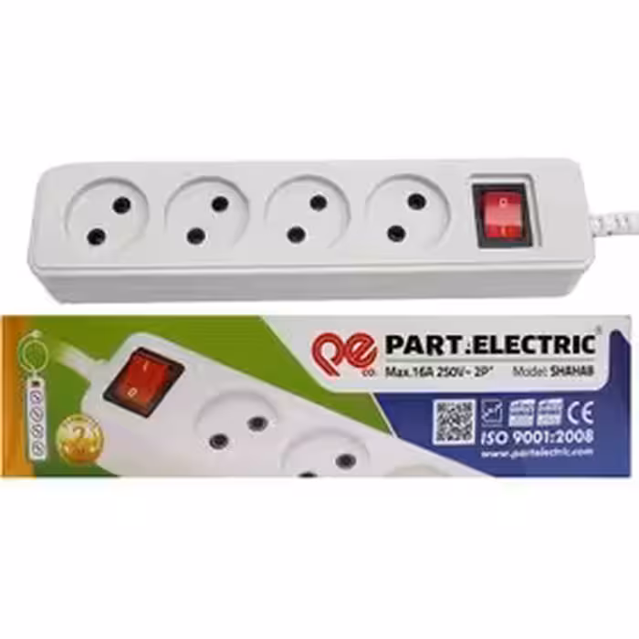 چهارراه پارت بدون ارت مدل شهاب با کابل 3 متر کد 652