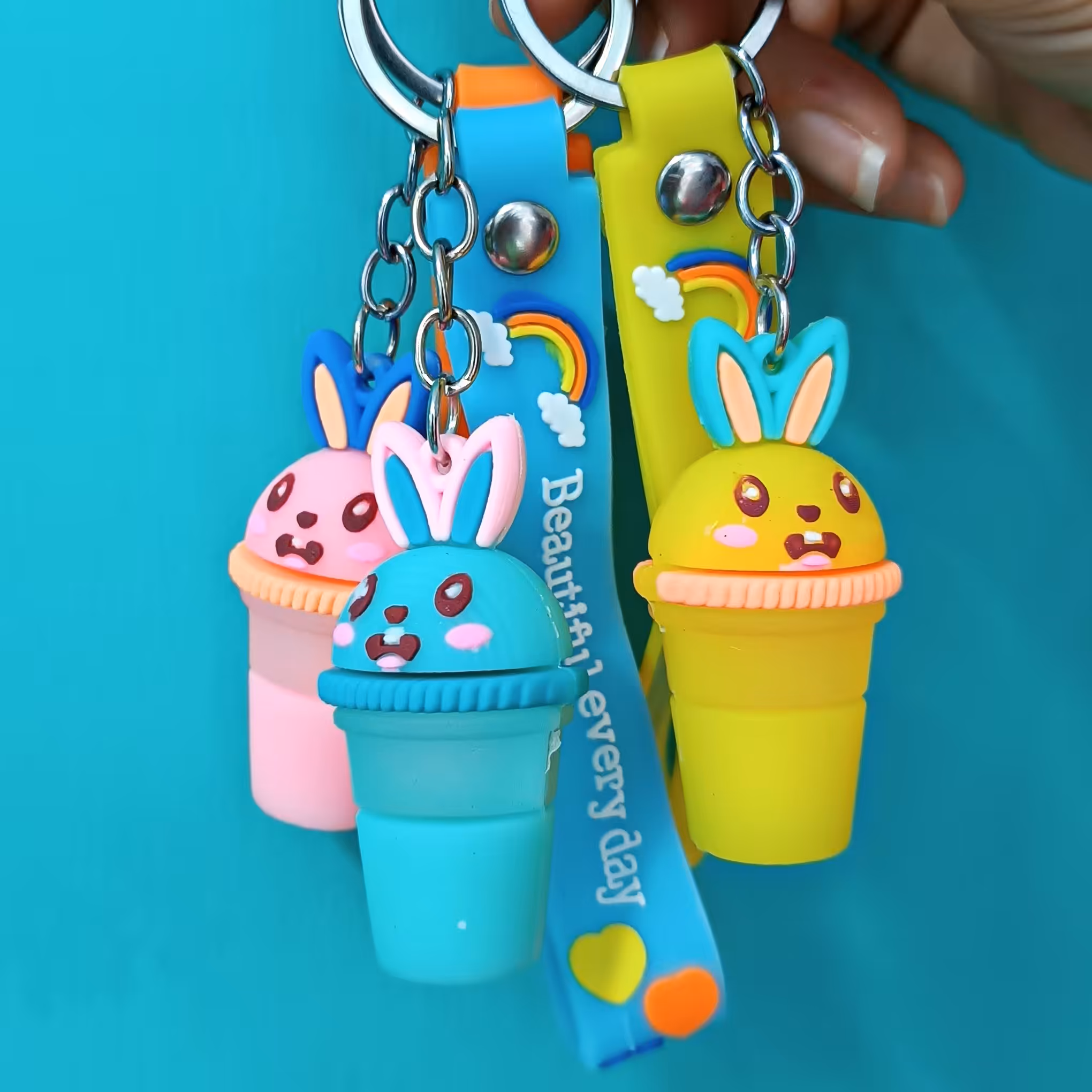 سرکلیدی سیلیکونی طرح اسموتی خرگوشی سرکلیدی فانتزی سرکلیدی اسموتی جاکلیدی سیلیکونی جاکلیدی فانتزی جاکلیدی 