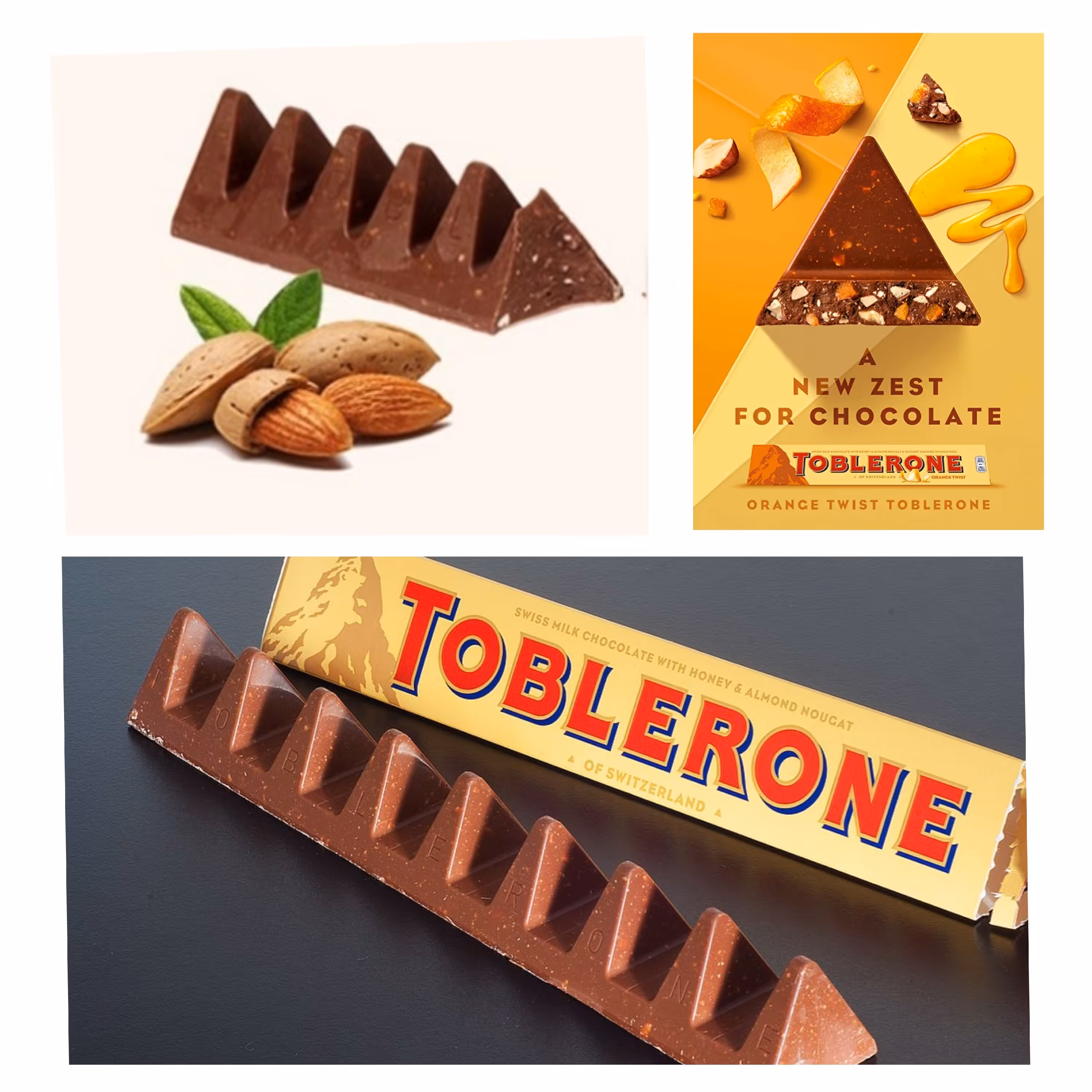 شکلات تابلرون  100 گرم(بادومی عسلی)سوئیس