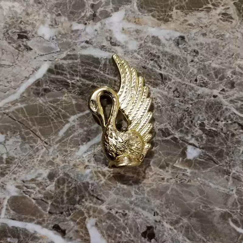 اکسسوری قوی فشرده پلاستیکی طلایی