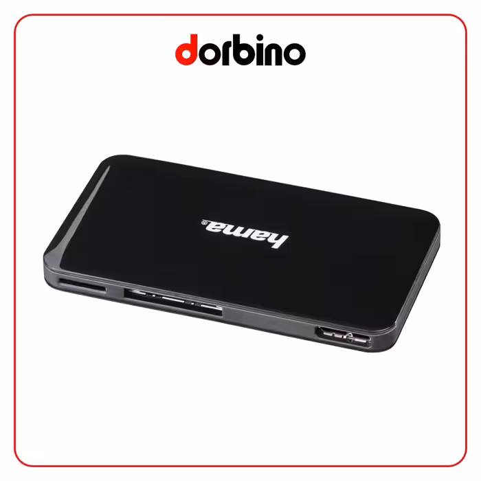 کارت خوان هاما Hama Multi Cardreader Slim USB 3.0 Black - فروشگاه دوربین دوربینو