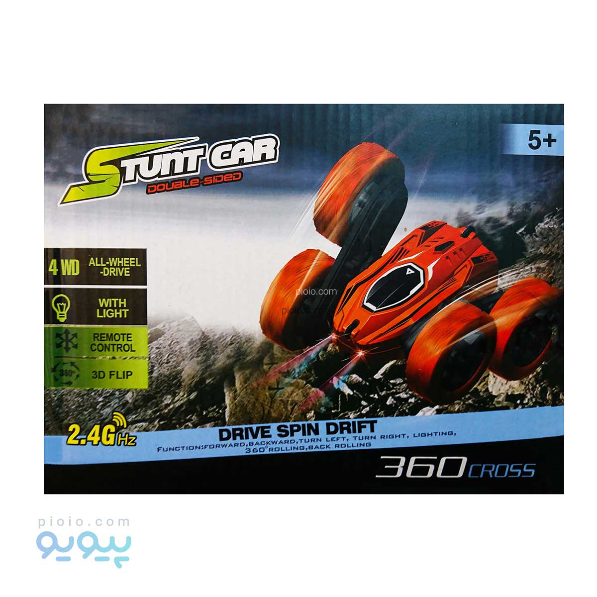 ماشین کنترلی stunt car آیتم 804A